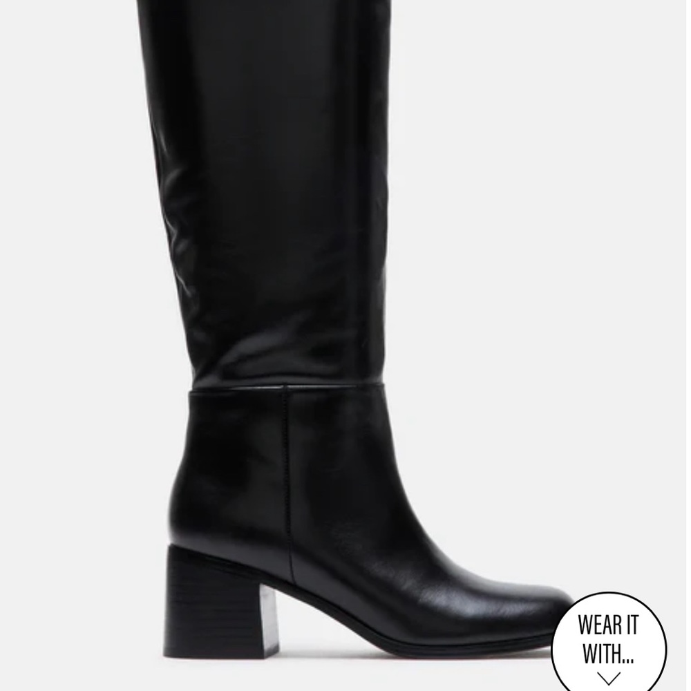 Black Steve Madden Elijah Boots